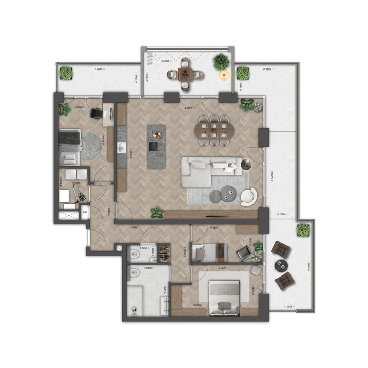 Foto 3 van Appartement (Bouwnr. 28)