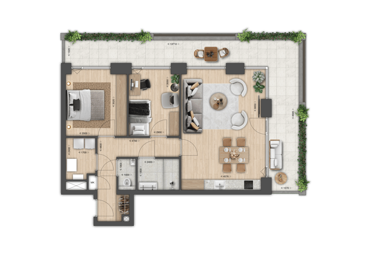 Foto 3 van Appartement (Bouwnr. 8)