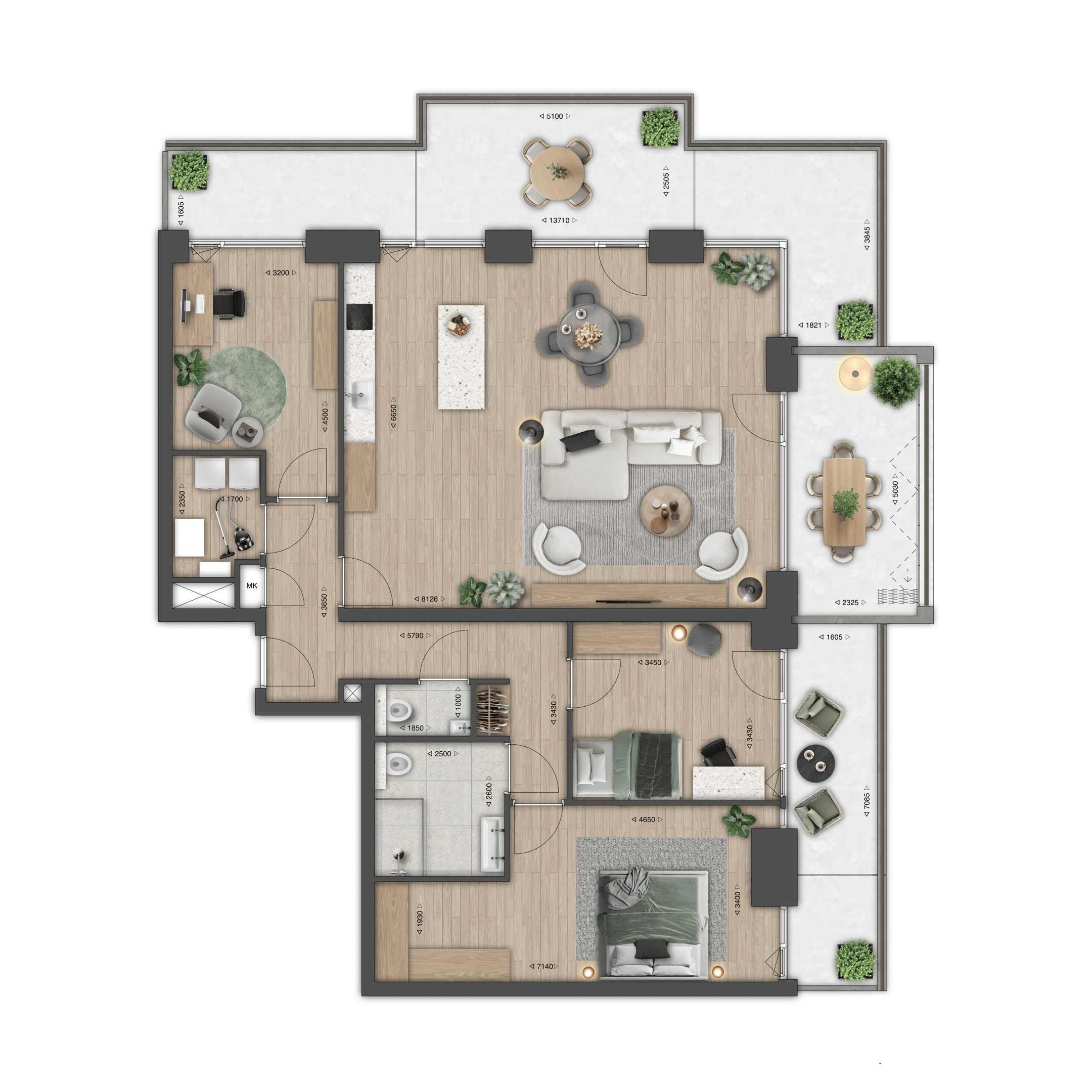 Foto 3 van Appartement (Bouwnr. 36)