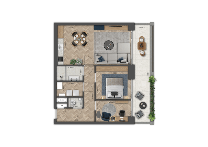 Foto 3 van Appartement (Bouwnr. 10)