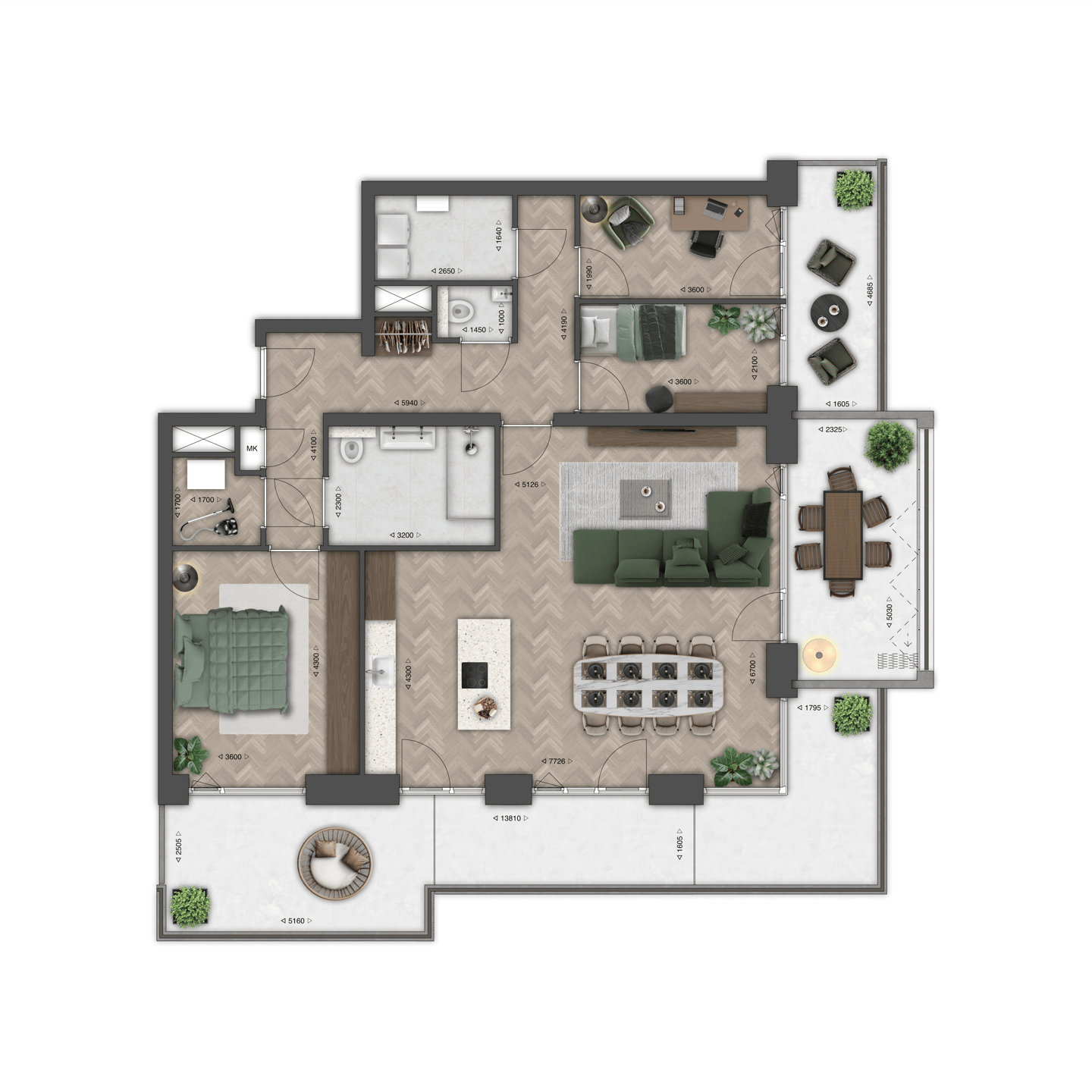 Foto 5 van Appartement (Bouwnr. 34)