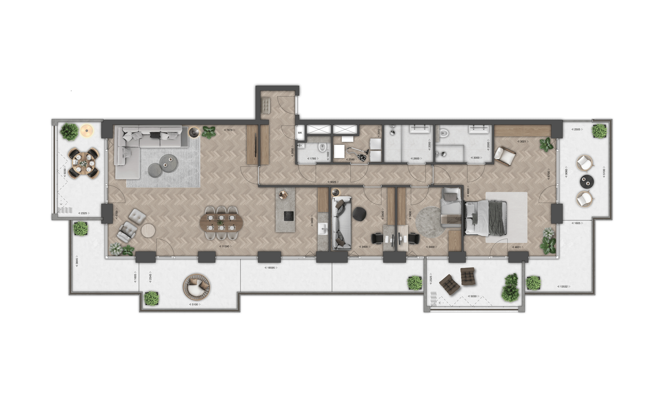 Foto 3 van Appartement (Bouwnr. 41)