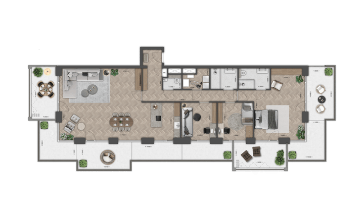 Foto 3 van Appartement (Bouwnr. 41)