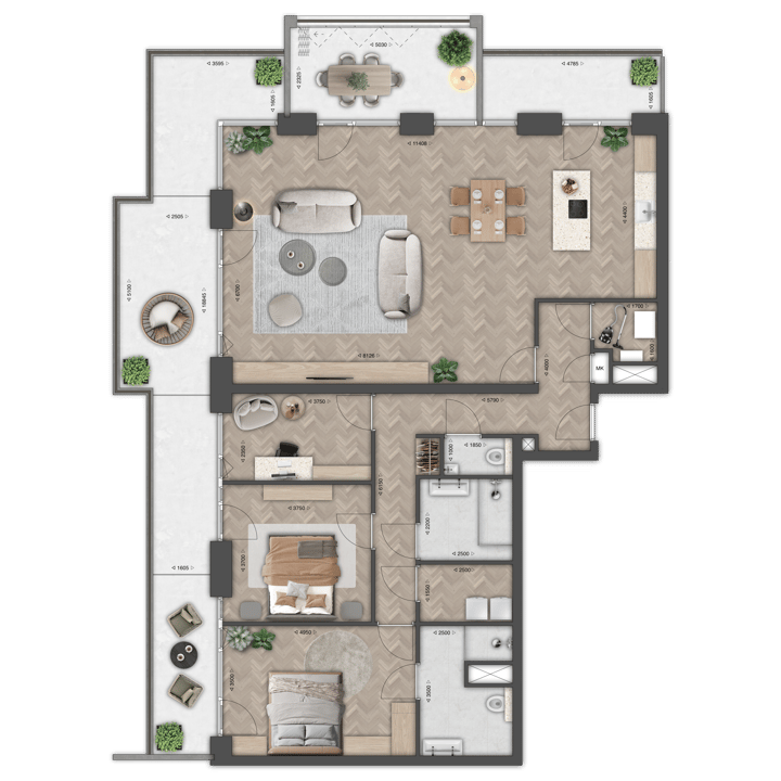 Foto 3 van Appartement (Bouwnr. 42)