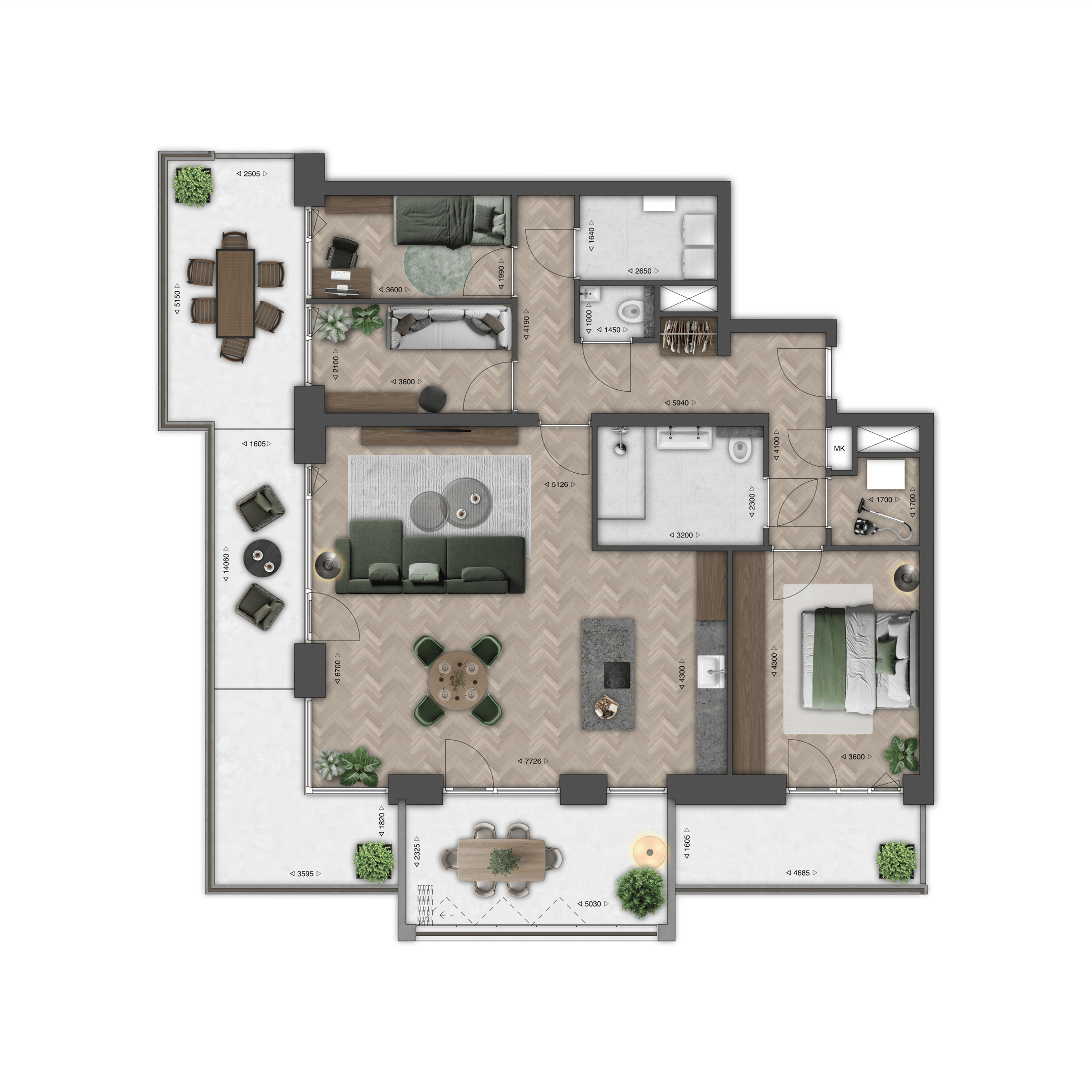 Foto 3 van Appartement (Bouwnr. 29)