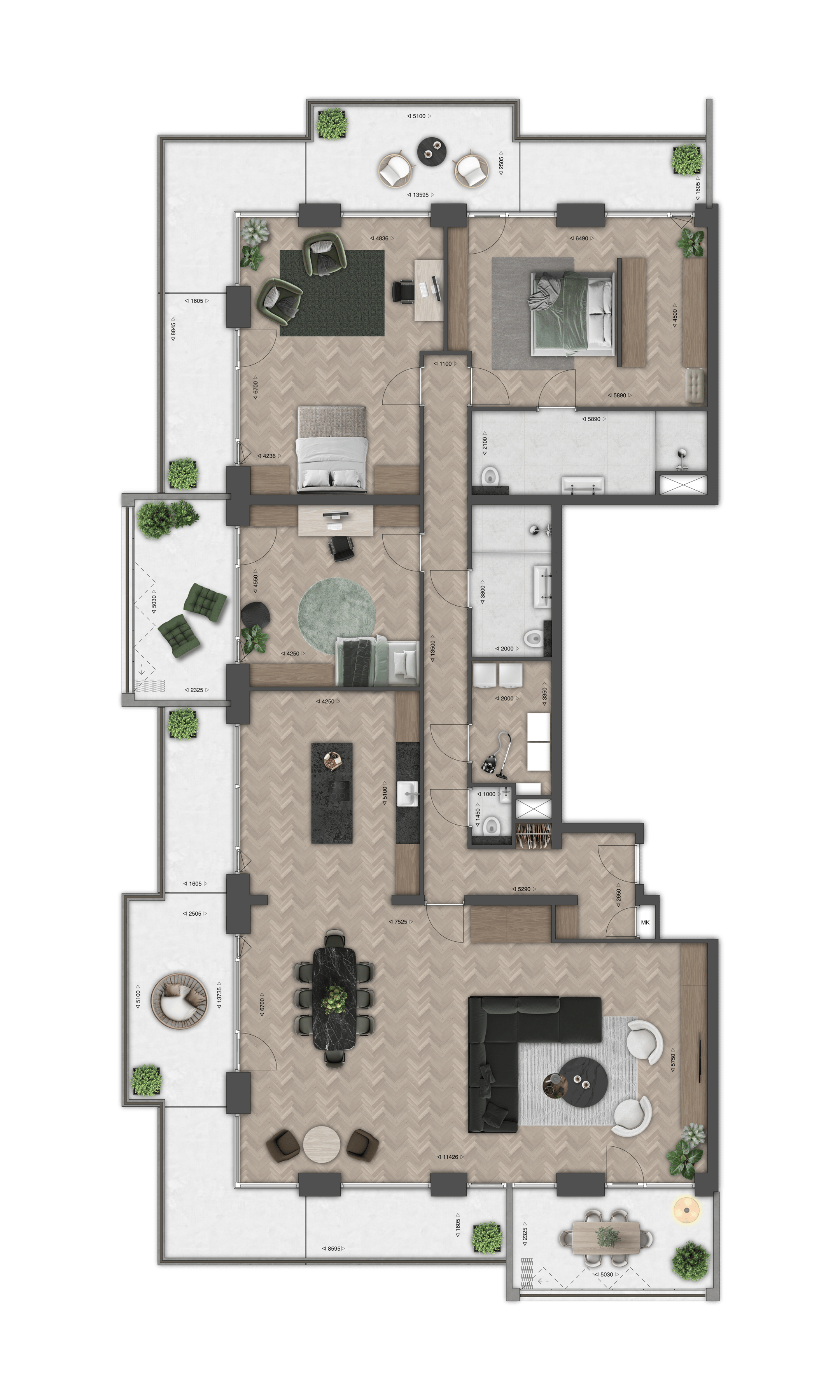 Foto 3 van Penthouse (Bouwnr. 48)