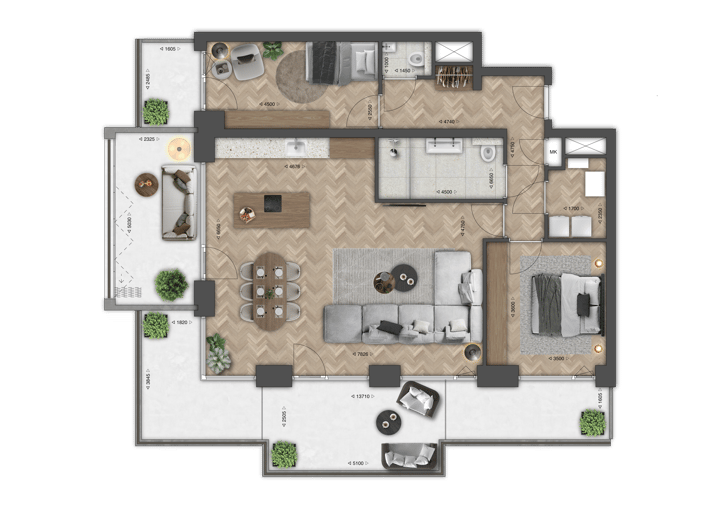 Foto 3 van Appartement (Bouwnr. 37)