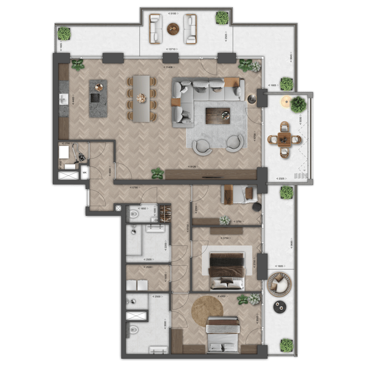 Foto 3 van Appartement (Bouwnr. 40)