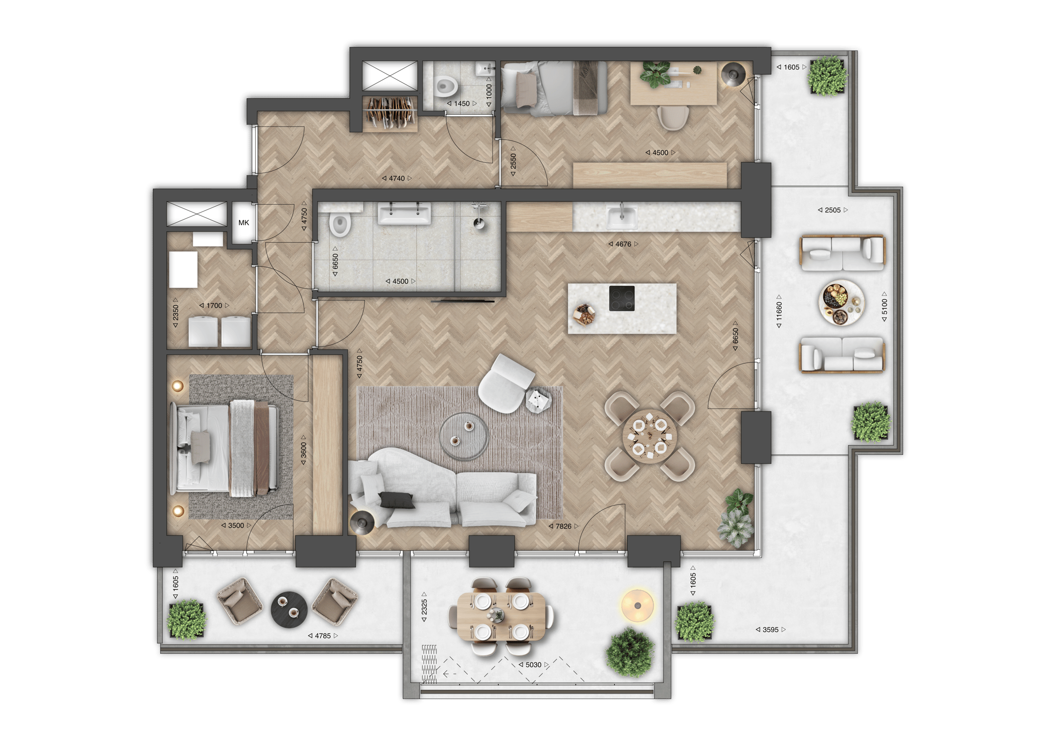 Foto 3 van Appartement (Bouwnr. 38)