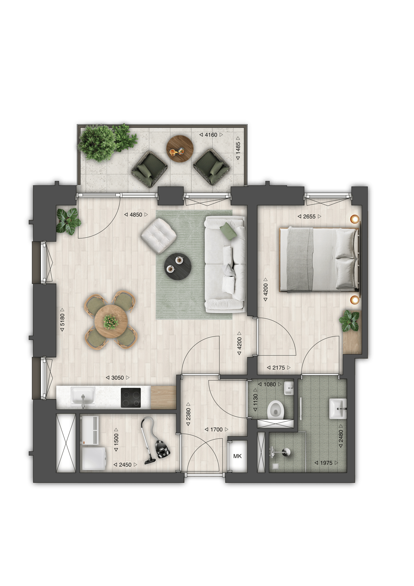 Foto 4 van Appartement (Bouwnr. 62)