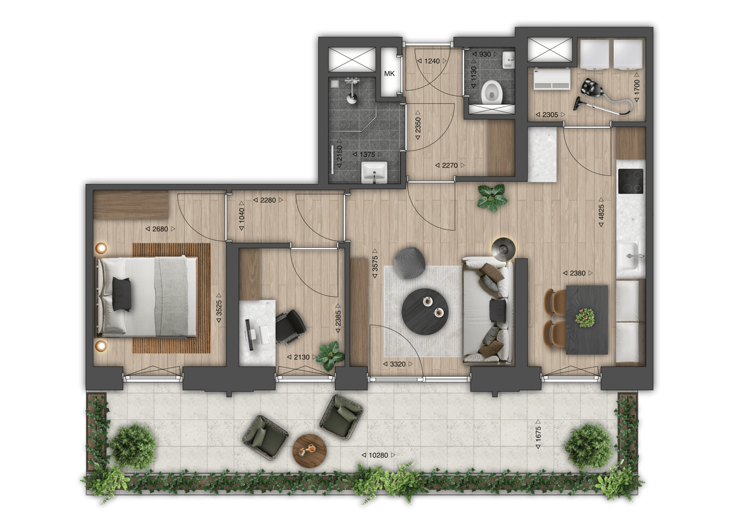 Foto 4 van Appartement (Bouwnr. 54)