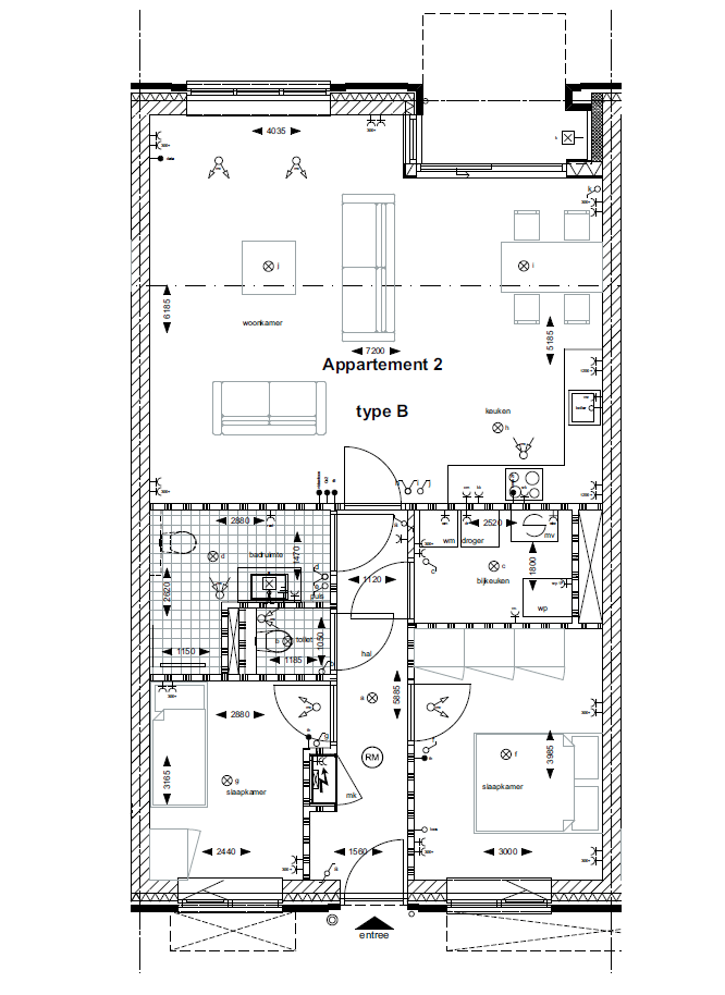 Foto 2 van Appartement (Bouwnr. 2)