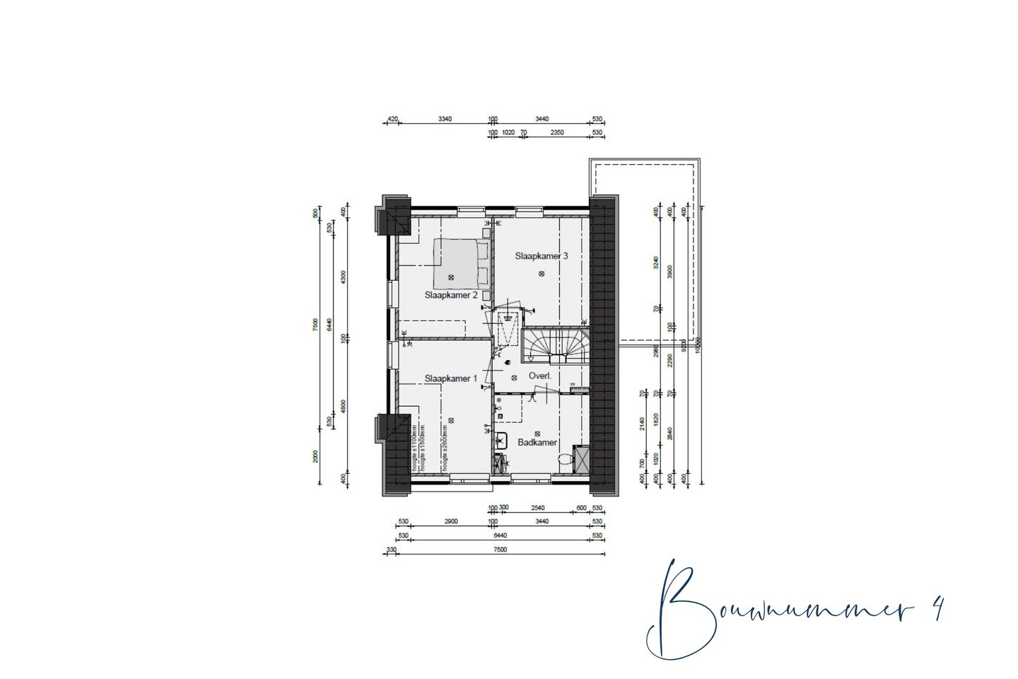 Foto 4 van Bouwnummer 3 en 4 (Bouwnr. 4)