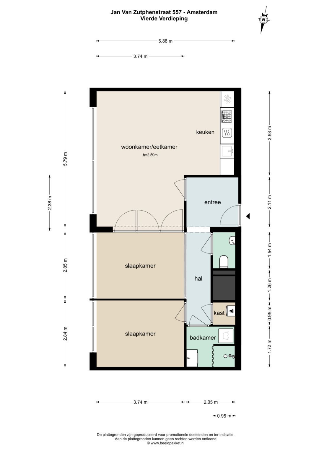 Beautifully Finished 2-Bedroom Apartment with Private Parking in Modern Complex — 28