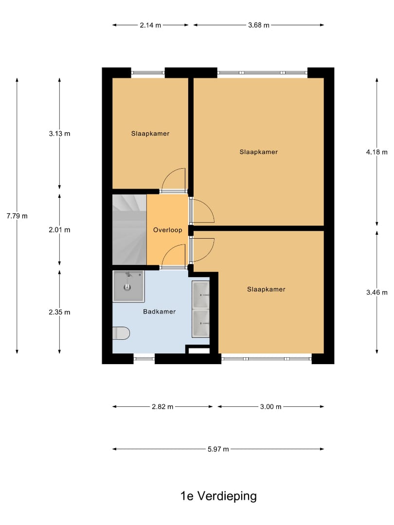 Modernized End Terraced House with Four Bedrooms in Green Putte — 39