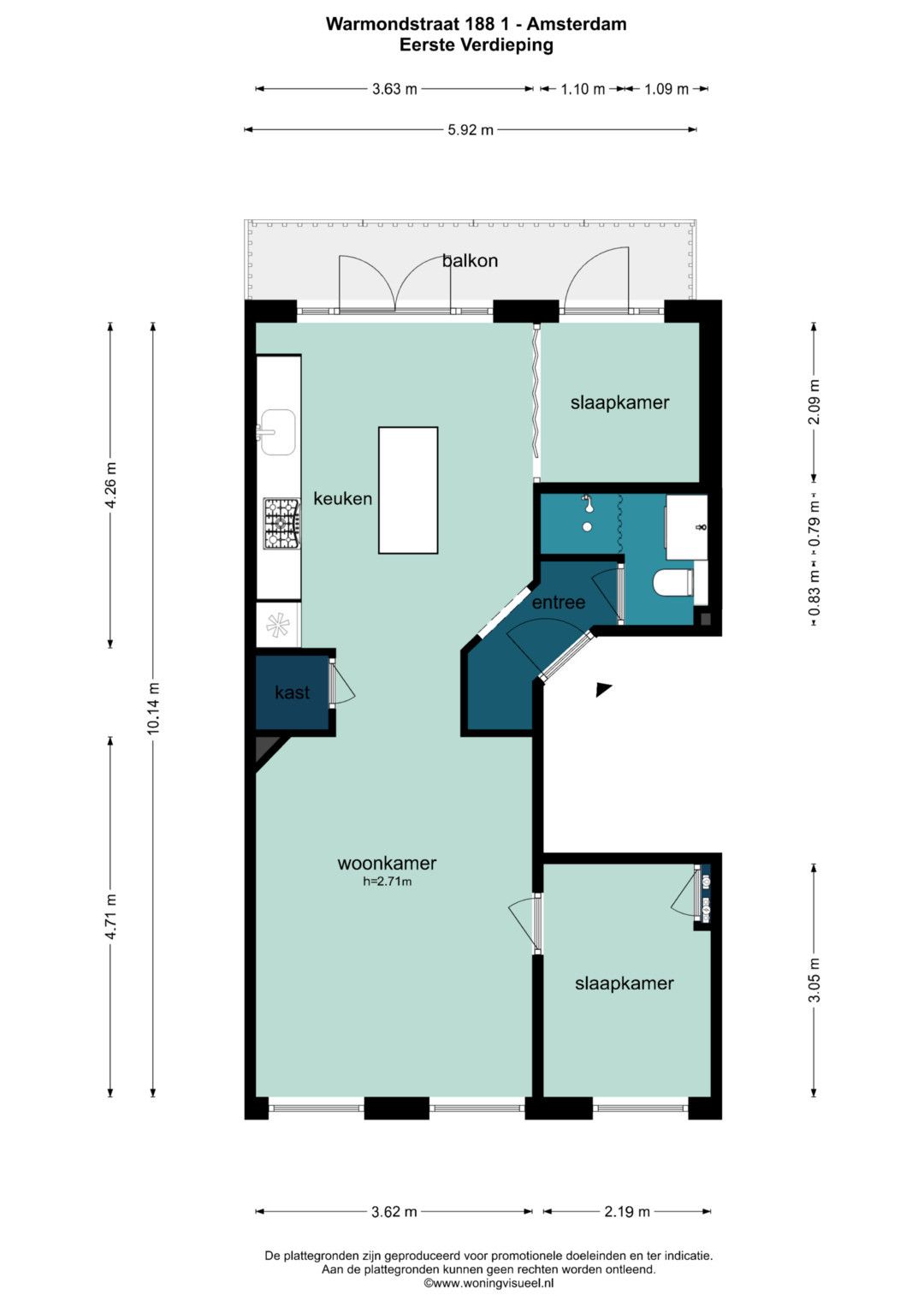 Foto 33 van Warmondstraat 188-1