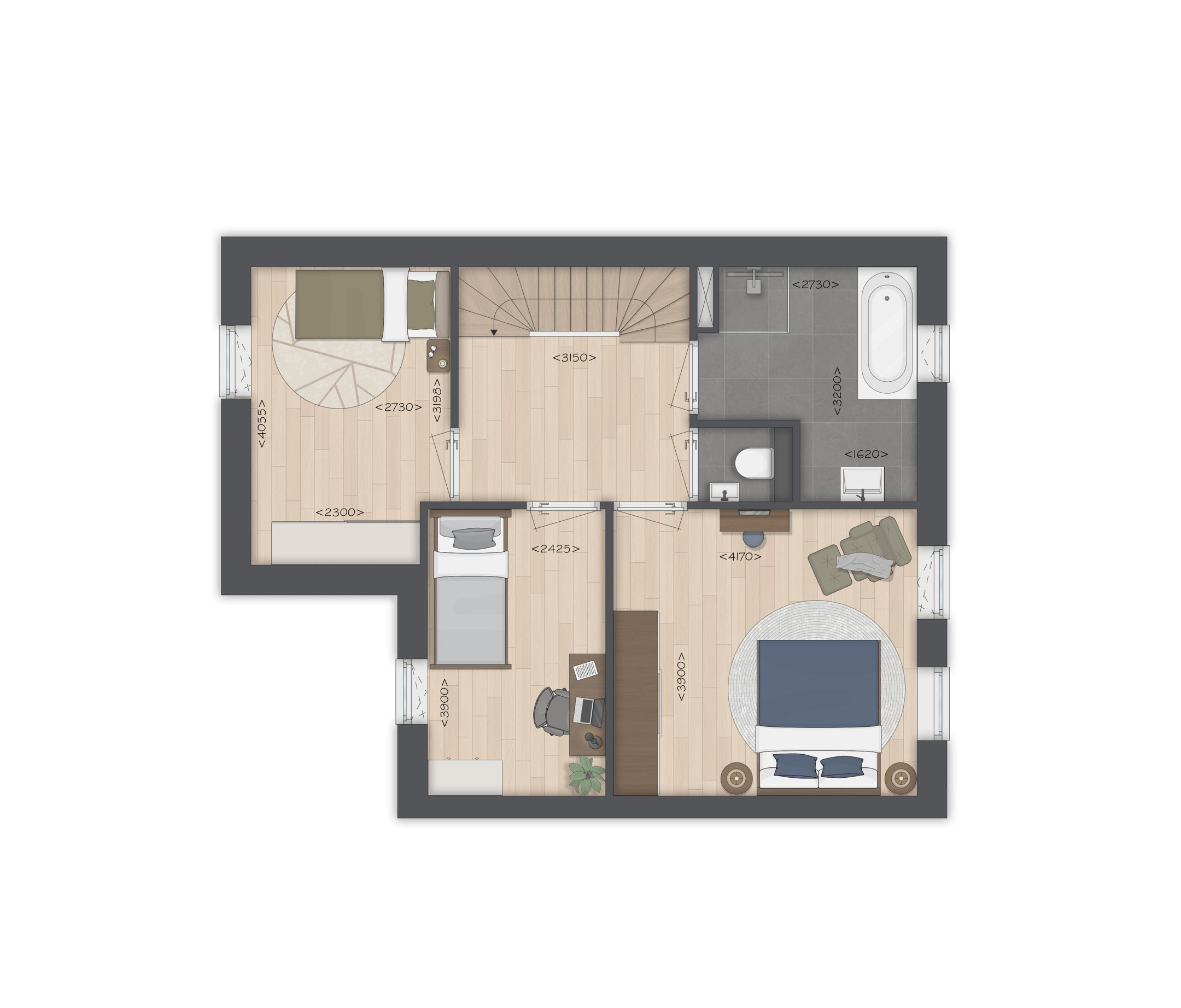 Photo 6 of Type H Eindwoning (Bouwnr. 518)