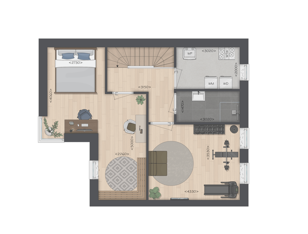 Foto 7 van Type H Eindwoning (Bouwnr. 526)