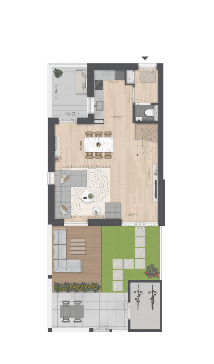 Foto 4 van Type G Hoekwoning (Bouwnr. 506)