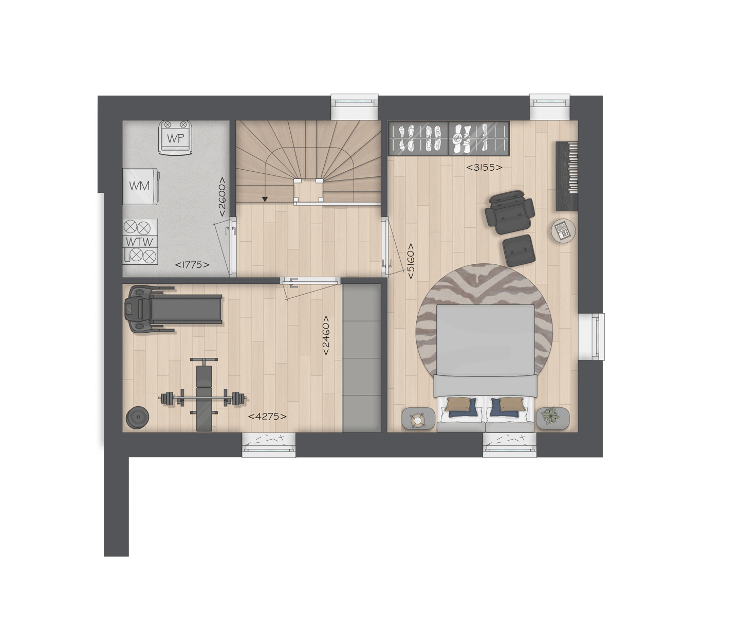 Photo 10 of Type E Hoekwoning (Bouwnr. 532)