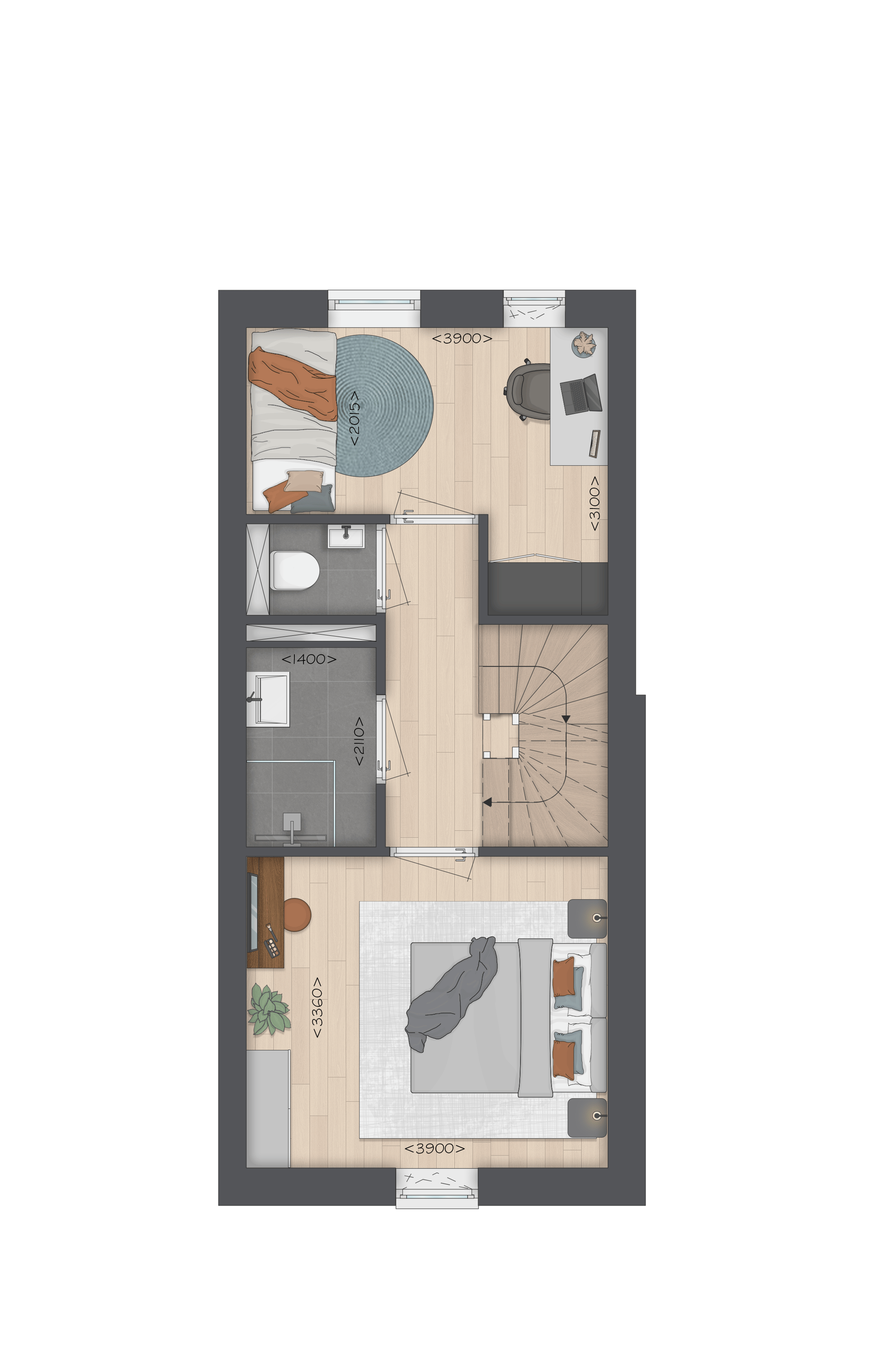 Photo 9 of Type F Tussenwoning (Bouwnr. 502)