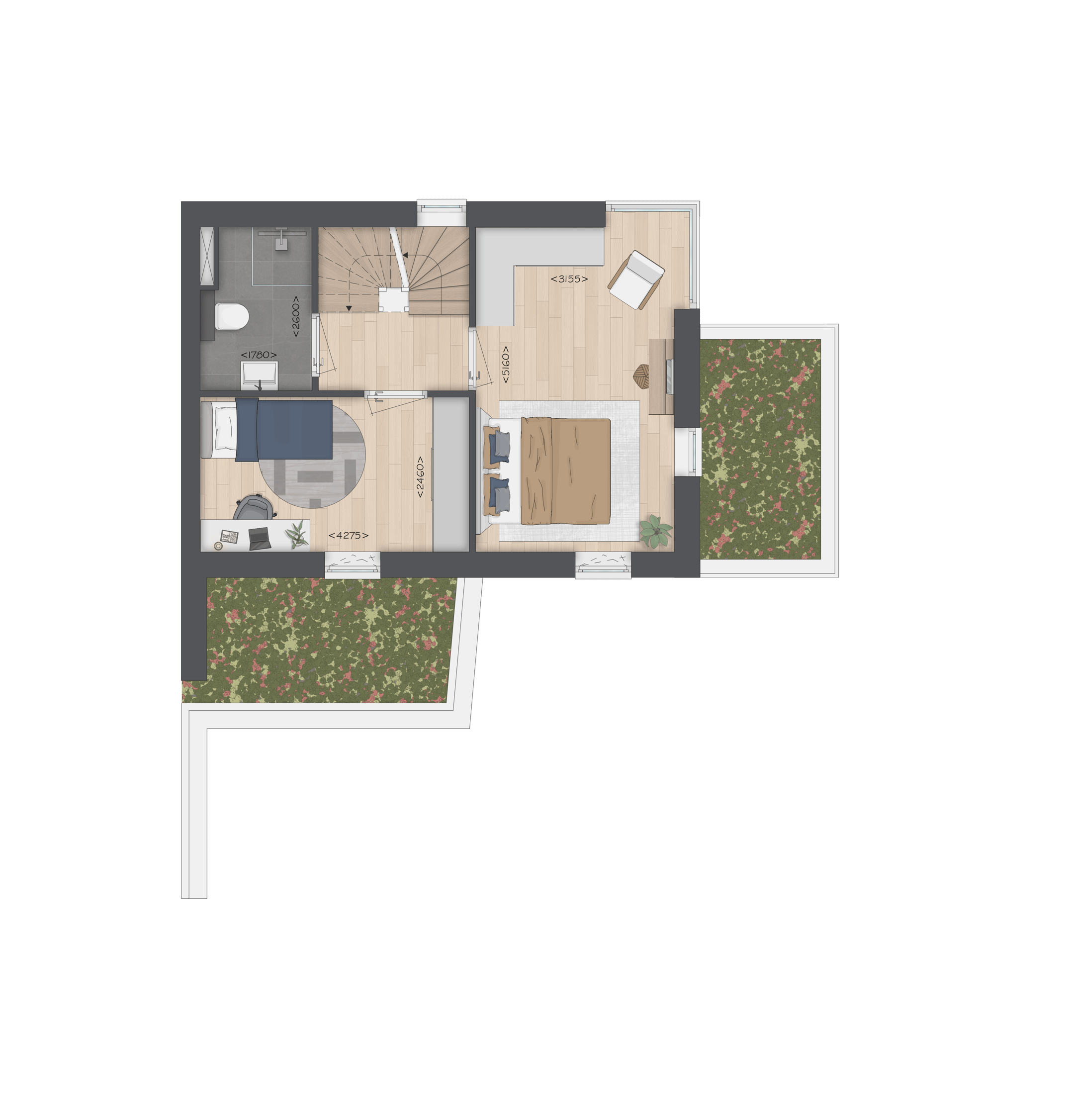 Photo 9 of Type E Hoekwoning (Bouwnr. 532)