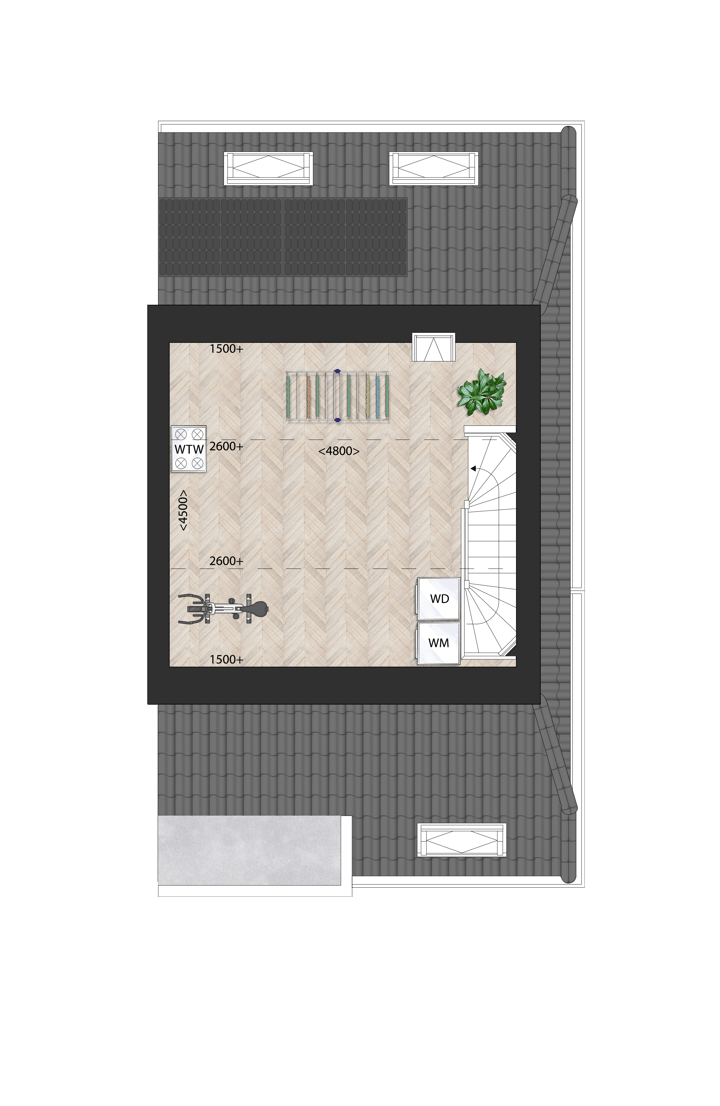Foto 5 van Twee-onder-een-kapwoning (Bouwnr. 37)
