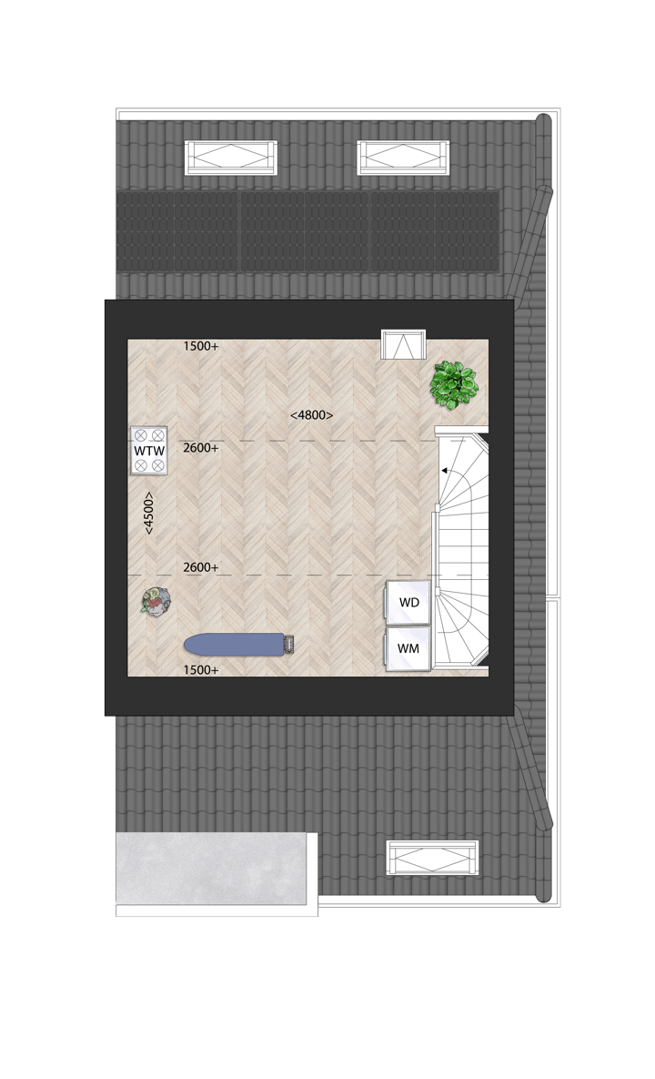 Foto 4 van Twee-onder-een-kapwoning (Bouwnr. 26)