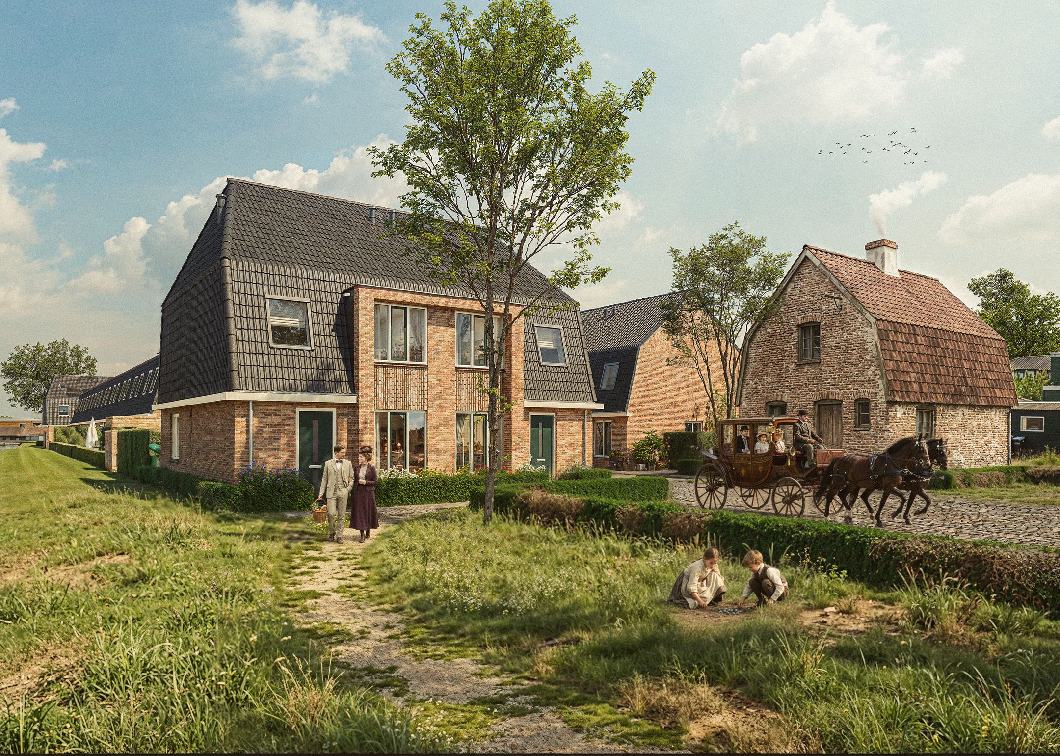 Twee-onder-een-kapwoning (Bouwnr. 26)  false