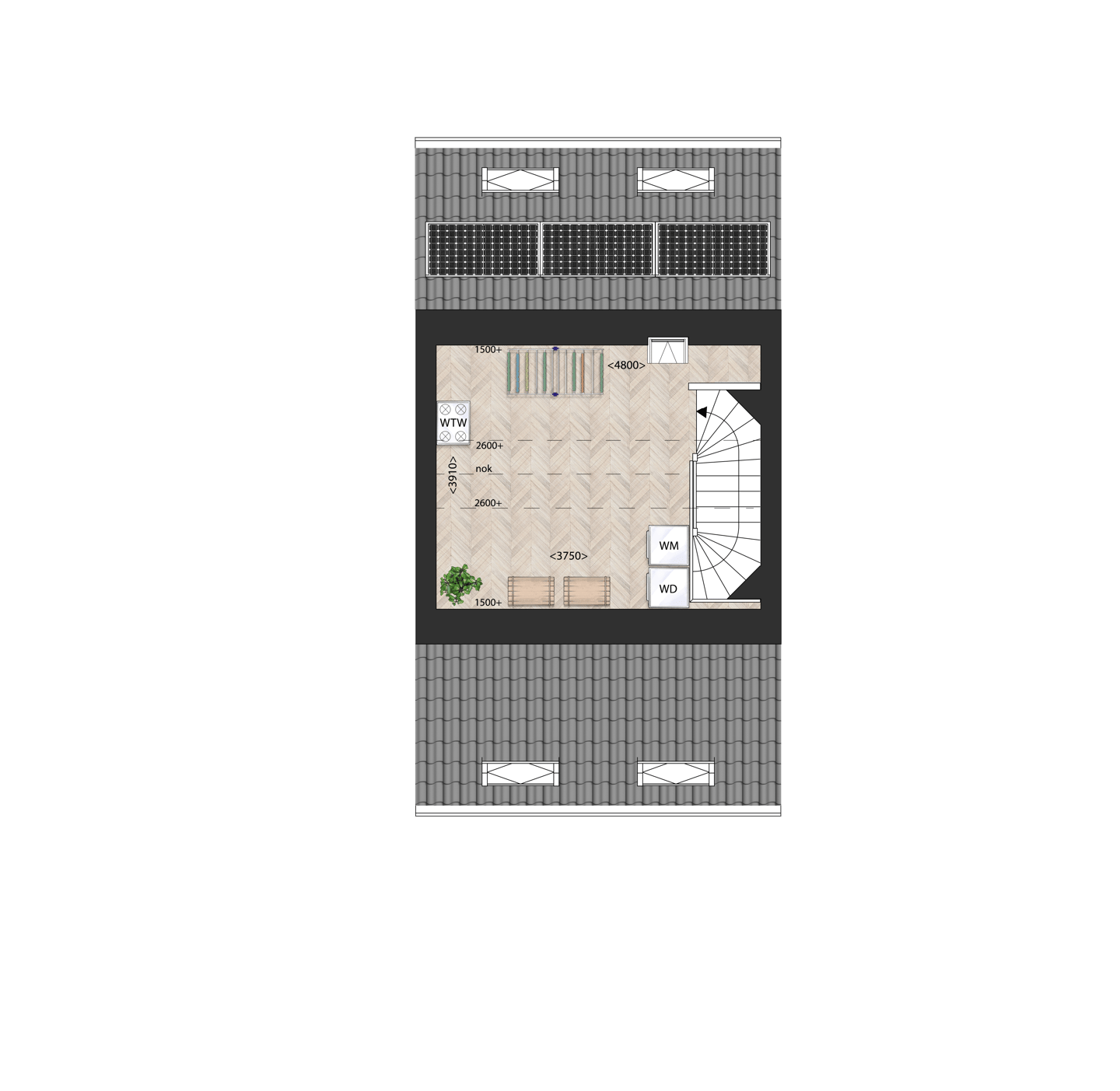 Foto 4 van Rijwoningen 3-laags (Bouwnr. 8)