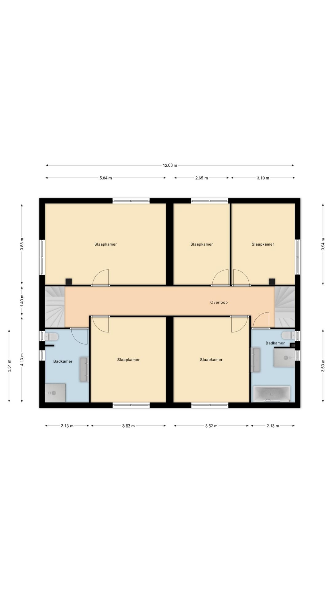Unique Detached Villa with 7 Bedrooms and Double Garage in Water-Rich De Leyens — 61