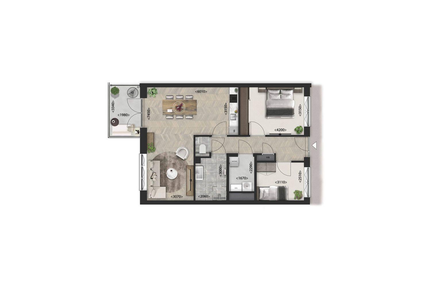 Apartment in Alblasserdam - View 2