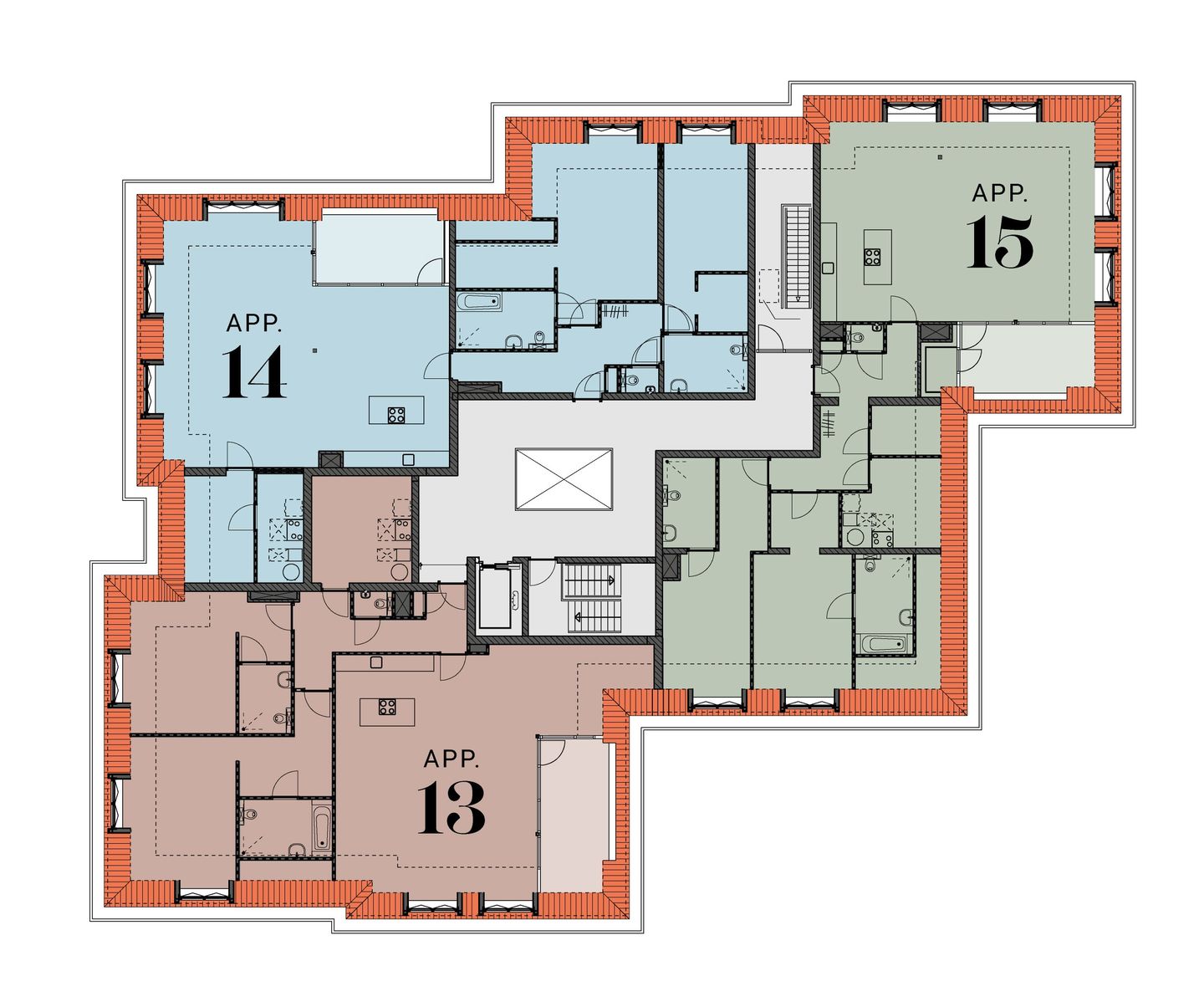 Photo 10 of Munstersestraat (penthouse) (Bouwnr. 14)