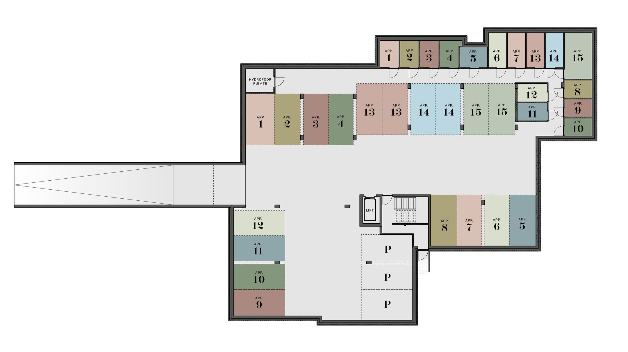 Photo 12 of Munstersestraat (penthouse) (Bouwnr. 14)