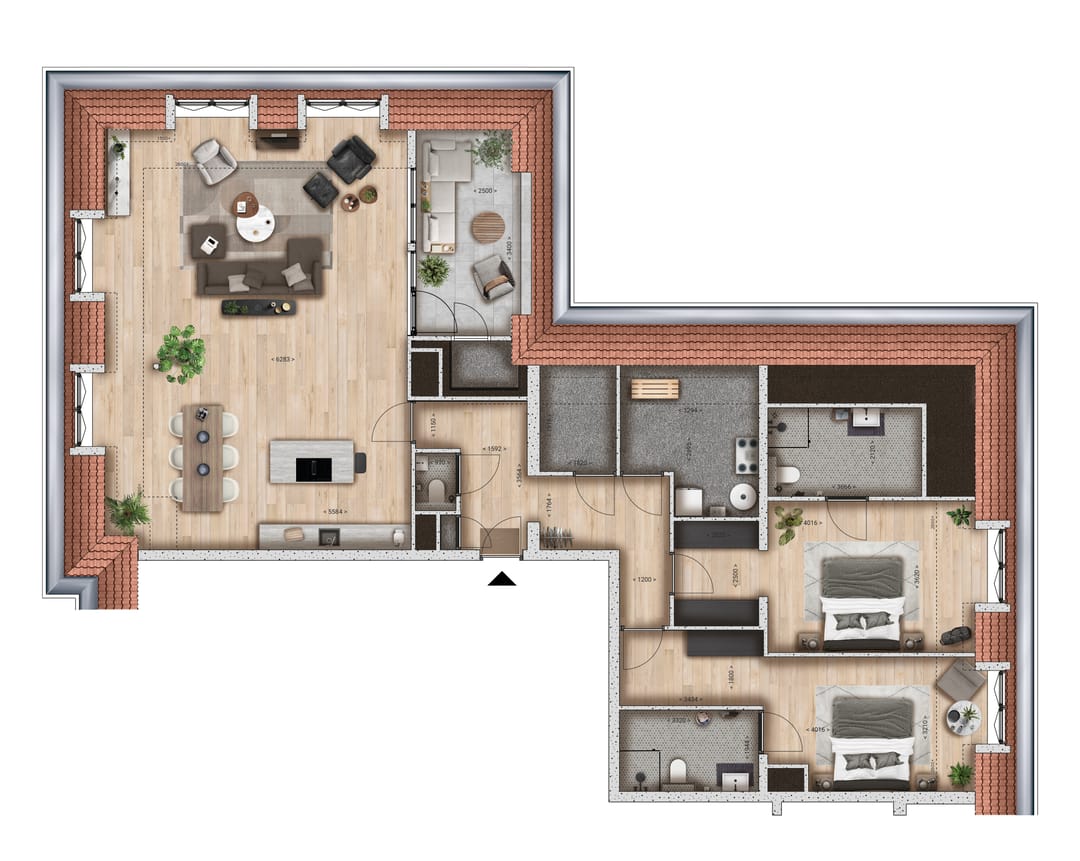 Photo 11 of Munstersestraat (penthouse) (Bouwnr. 15)