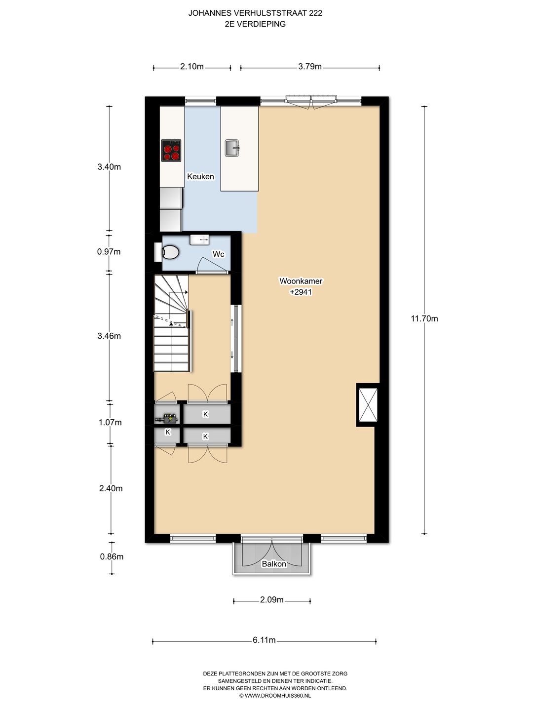 Foto 47 van Johannes Verhulststraat 222-2