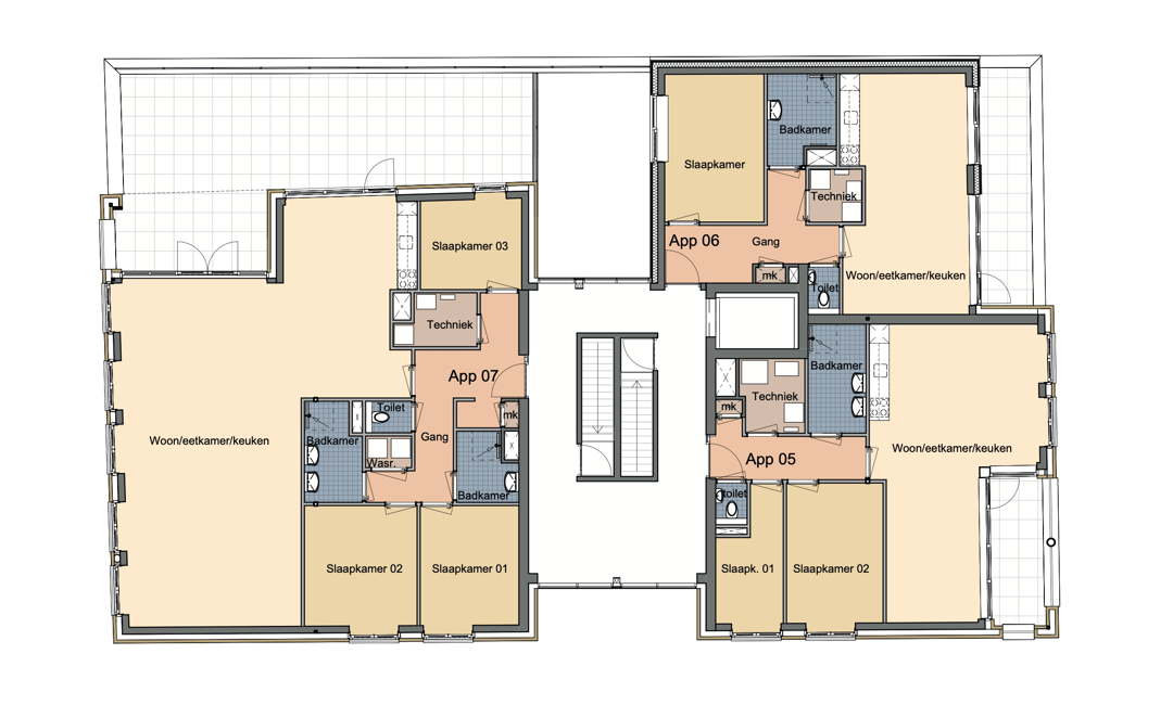 Foto 8 van Appartement (Bouwnr. 1)