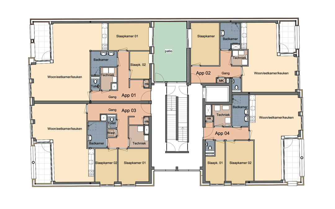Foto 7 van Appartement (Bouwnr. 1)