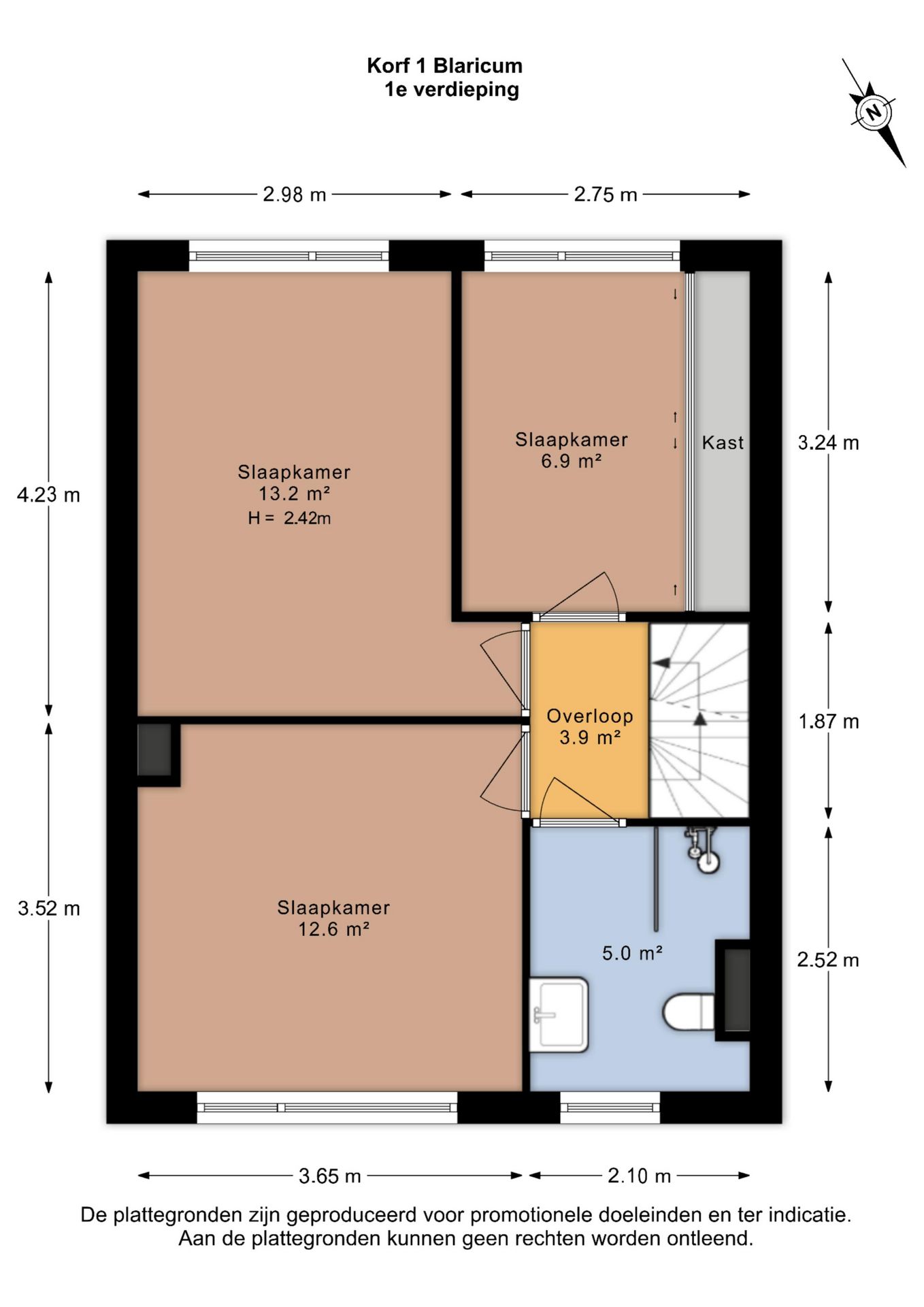 Spacious end terrace home with four bedrooms and sunny garden in quiet Blaricum courtyard — 33