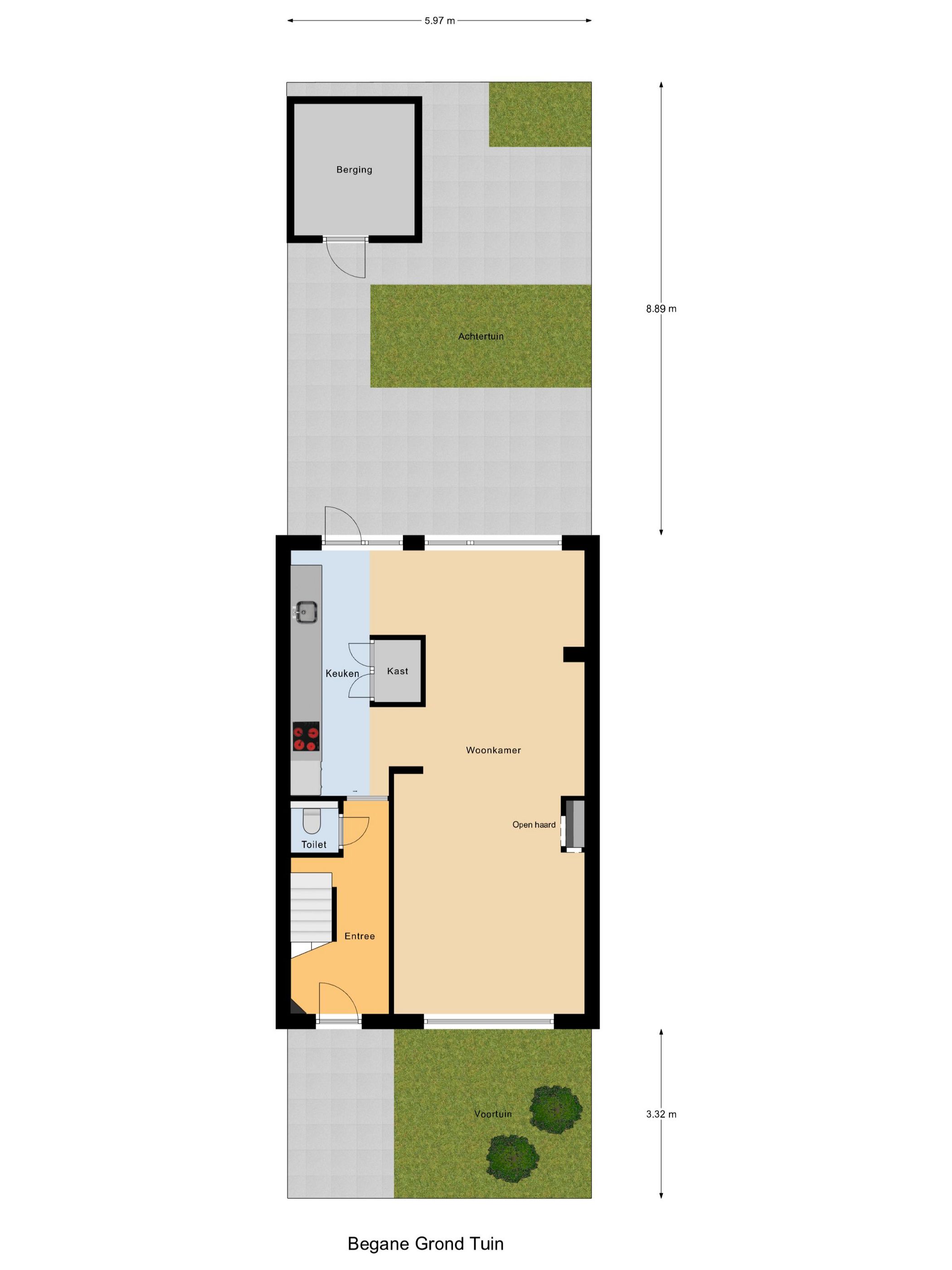 Foto 42 van Hoveniersstraat 5
