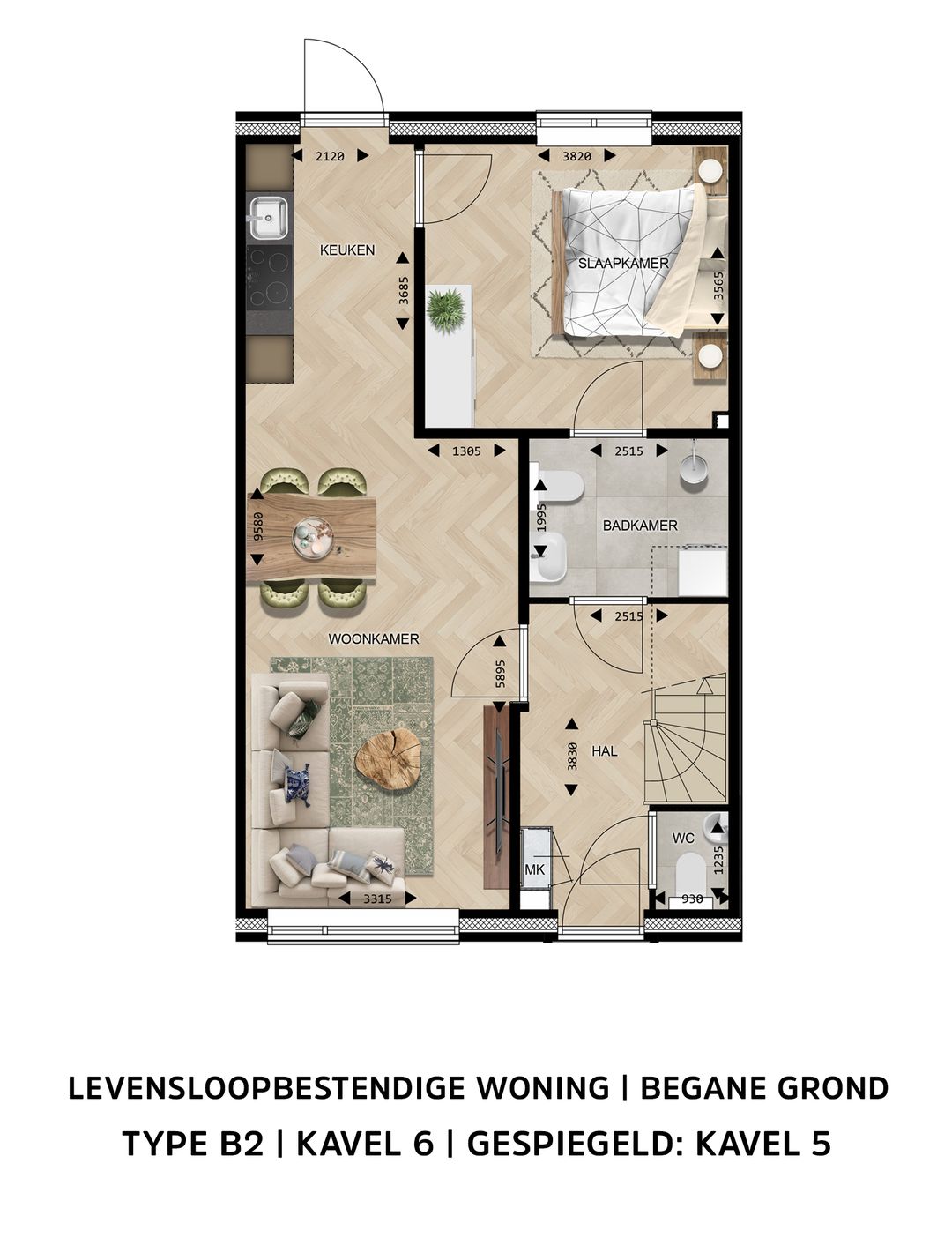 Foto 8 van Levensloopbestendige woningen Type B (Bouwnr. 5)