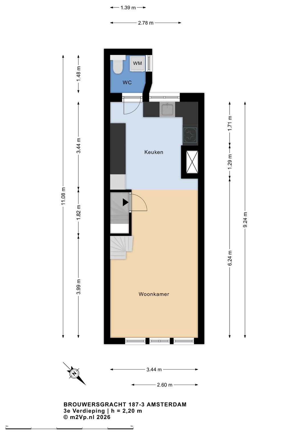 Foto 46 van Brouwersgracht 187-3