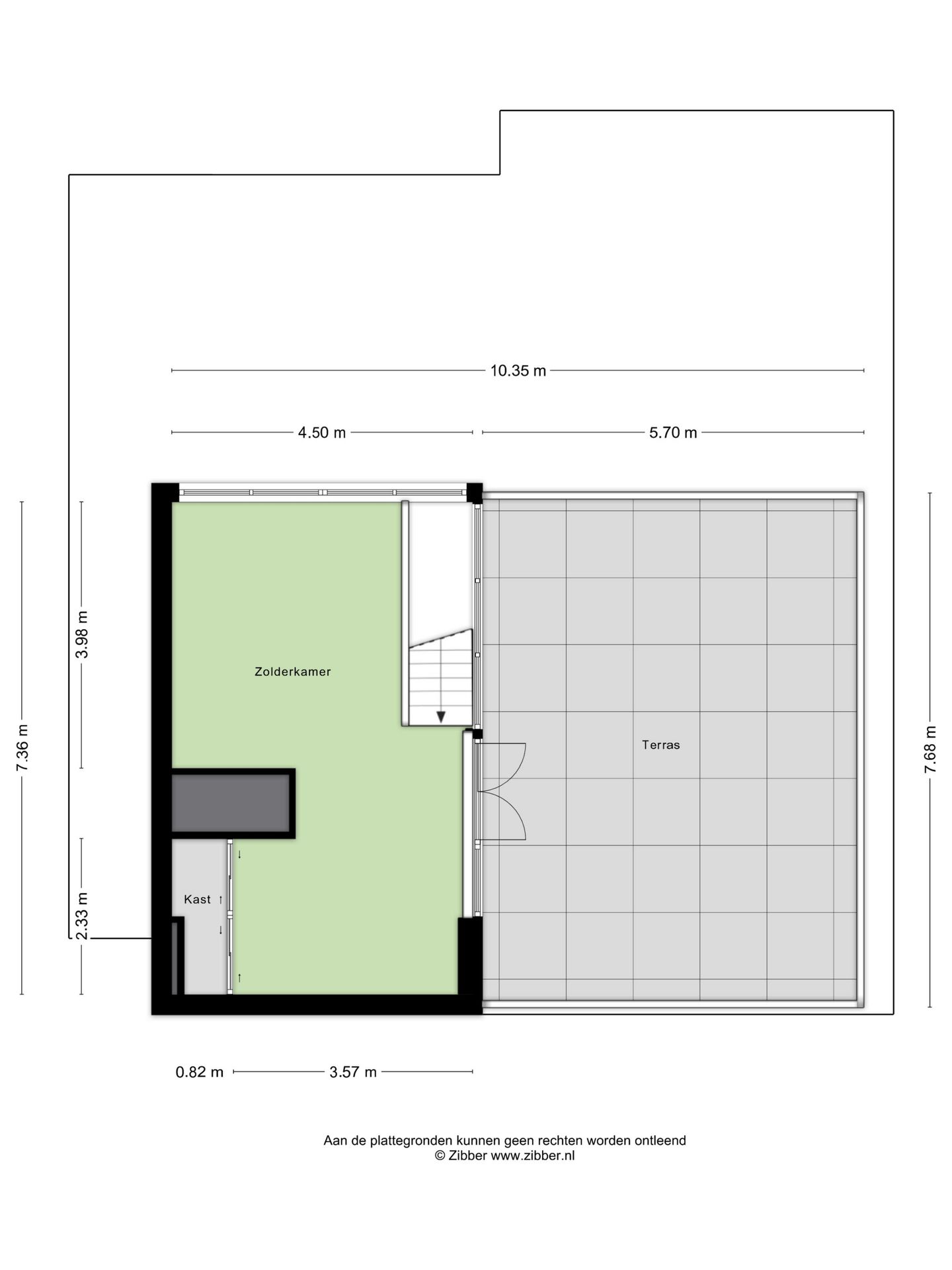 Spacious Double Upper Floor Apartment with Large Rooftop Terrace in Villa Delta Complex — 40