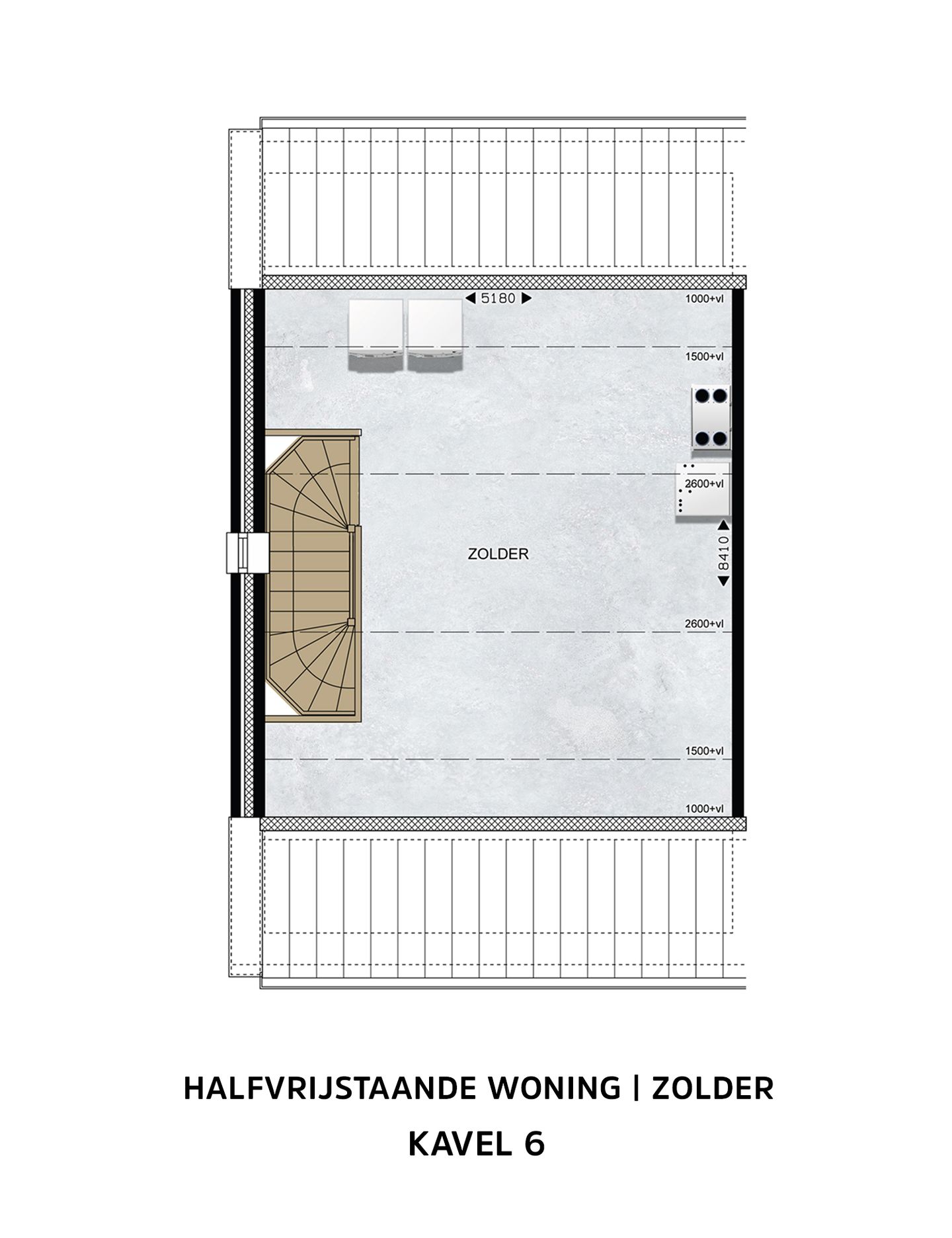 Foto 10 van Halfvrijstaande woningen (Bouwnr. 6)