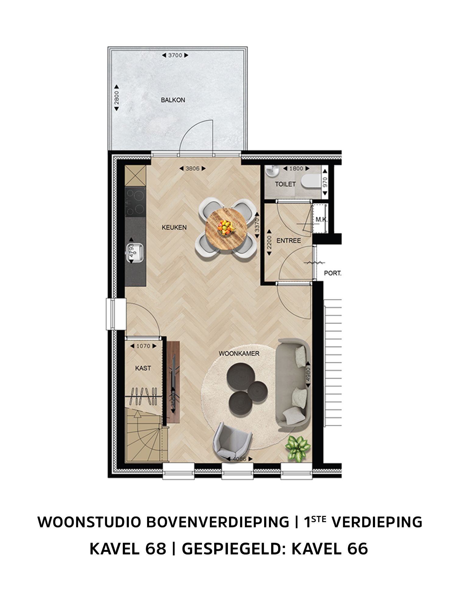 Photo 9 of Studio's (Bouwnr. 65)