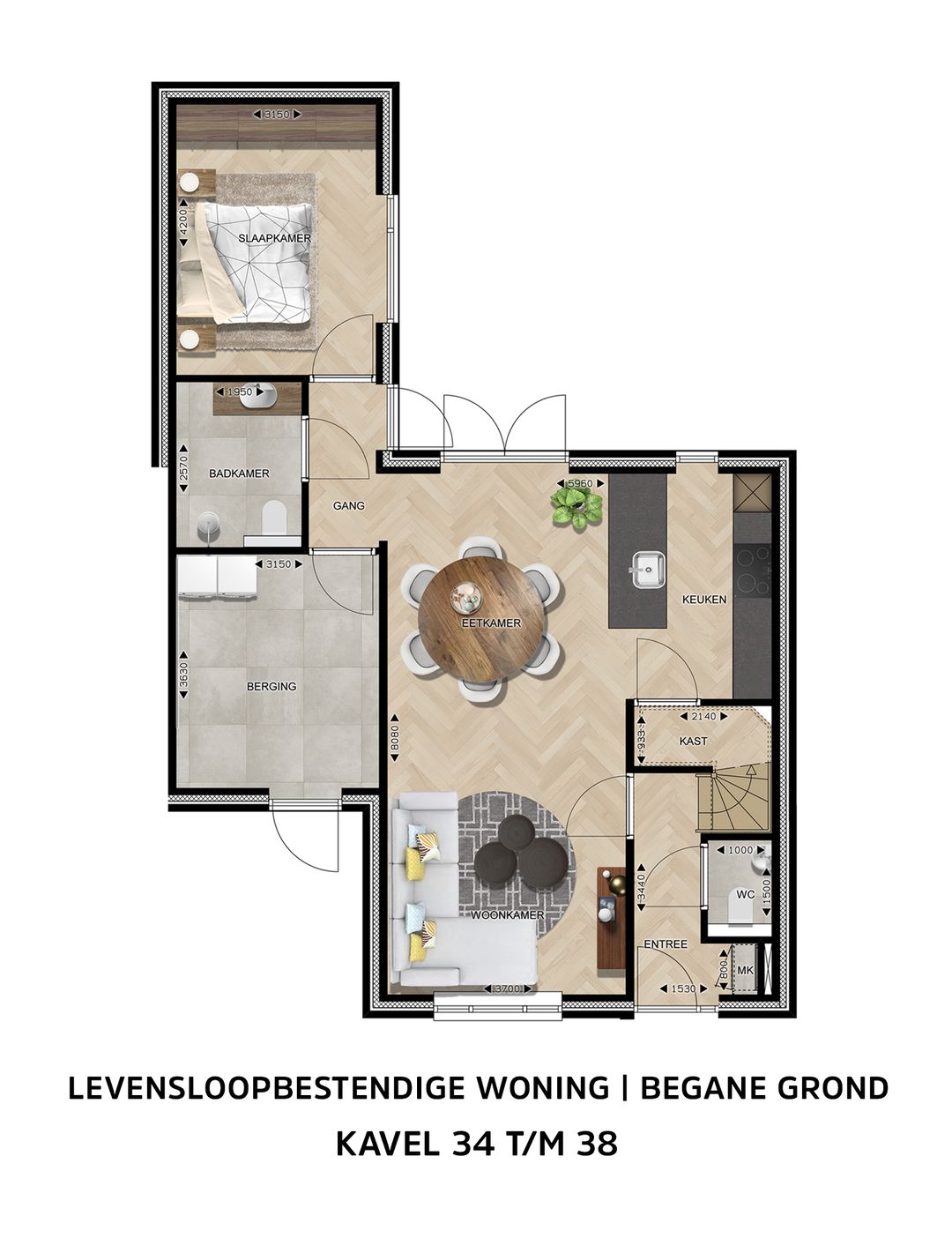 Foto 8 van Levensloopbestendige woningen (Bouwnr. 34)