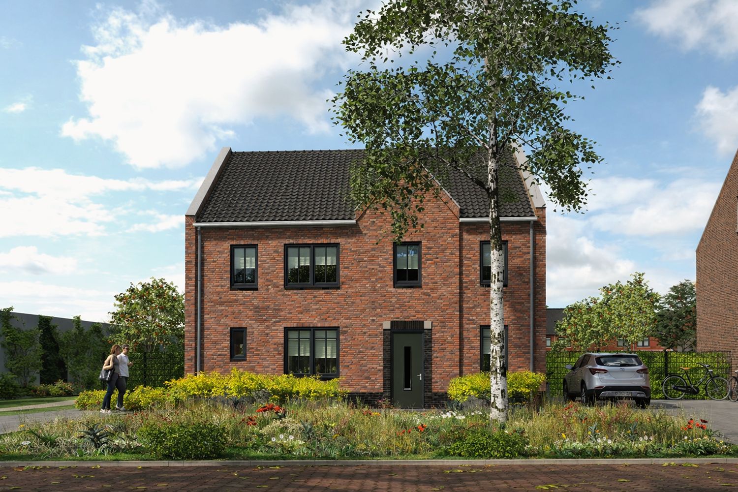 Foto 3 van Halfvrijstaande woningen (Bouwnr. 5)