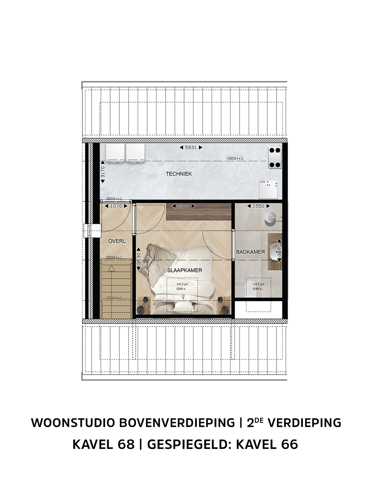 Foto 10 van Studio's (Bouwnr. 67)