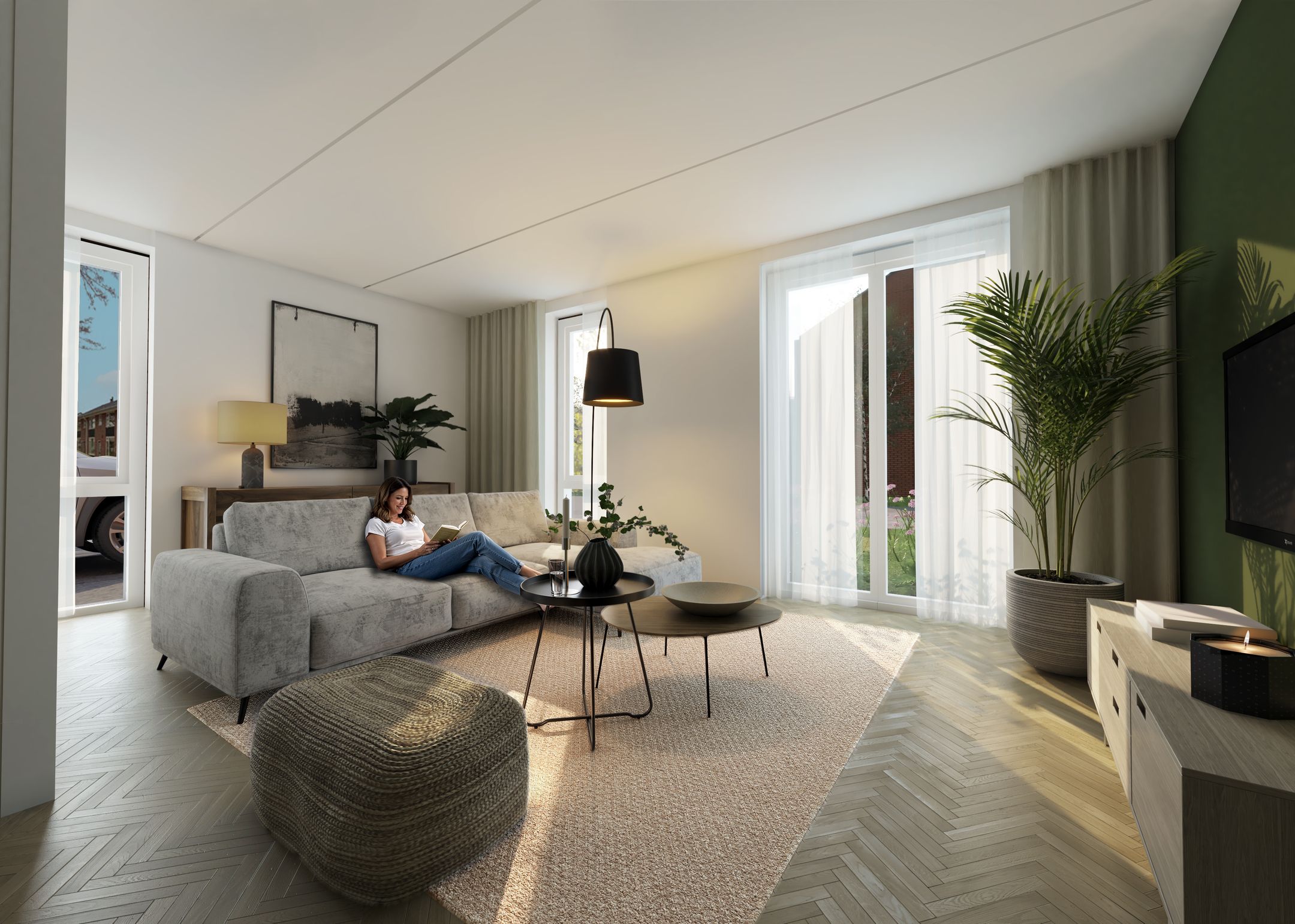 Twee-onder-een-kapwoningen (Bouwnr. 6)  false