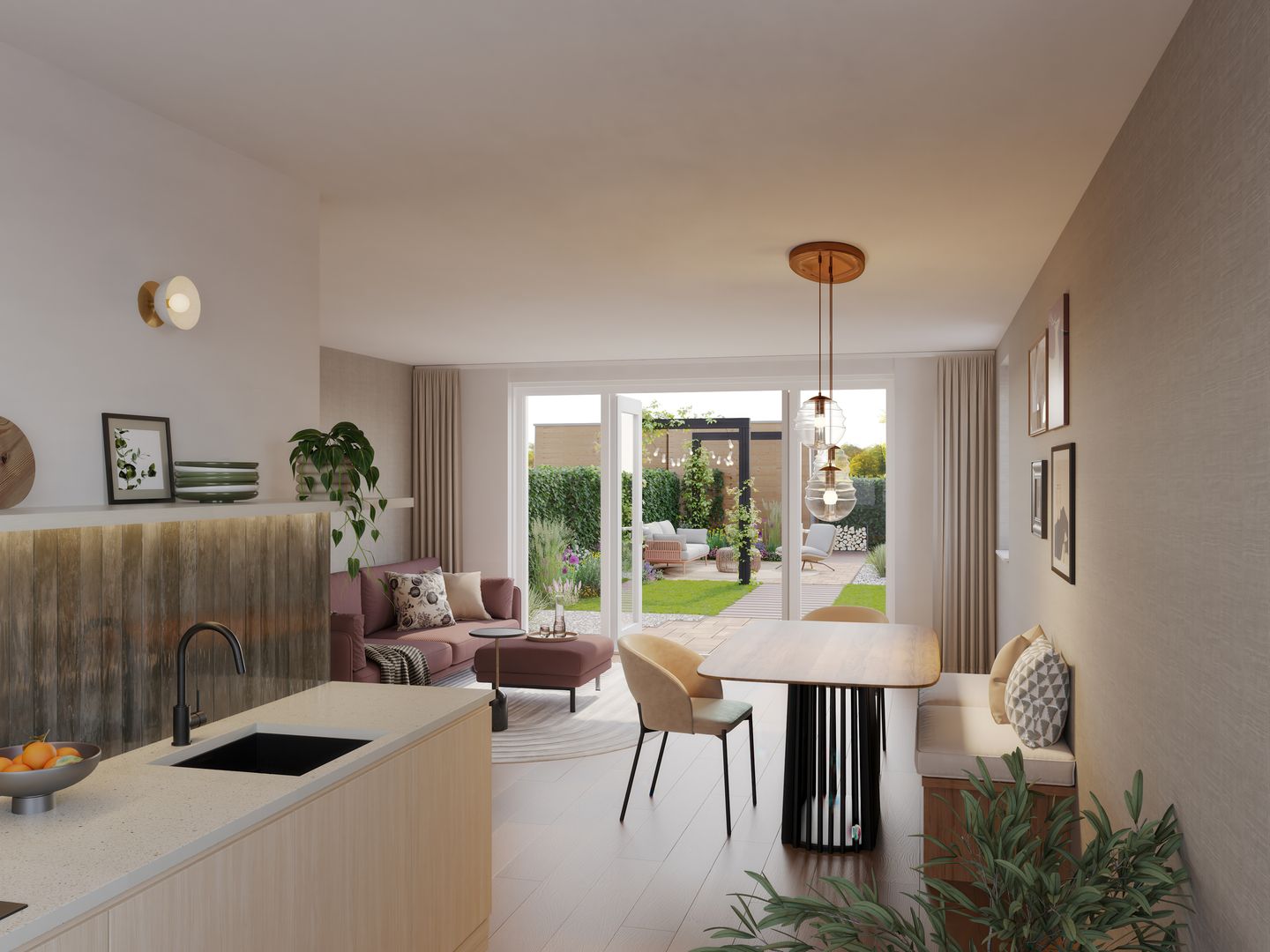Foto 4 van Tussenwoning (Bouwnr. 6)